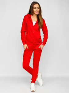 Women's 2-Piece Outfit Red Bolf 0003