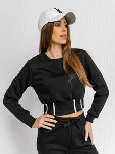 Women's 2-Piece Oversize Tracksuit Black Bolf 8C78