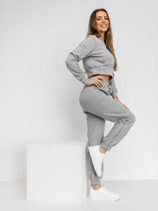 Women's 2-Piece Oversize Tracksuit Grey Bolf 8C78