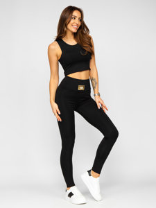 Women's 2-Piece Sport Outfit Fashion Black Bolf 022