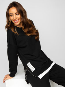 Women's 2-Piece Tracksuit Black Bolf VE05