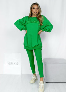 Women's 2-Piece Tracksuit California Green Bolf VE50