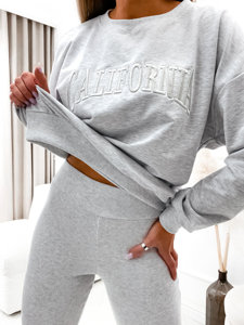 Women's 2-Piece Tracksuit California Grey Bolf VE50