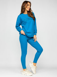 Women's 2-Piece Tracksuit California Royal Blue Bolf VE50