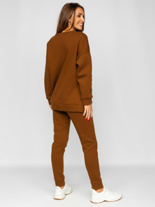 Women's 2-Piece Tracksuit Chocolate Bolf T2247