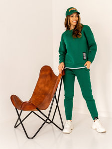 Women's 2-Piece Tracksuit Green Bolf T2247A