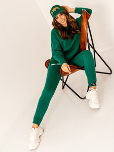 Women's 2-Piece Tracksuit Green Bolf T2247A