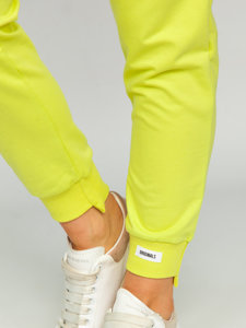 Women's 2-Piece Tracksuit Lime Green Bolf VE05