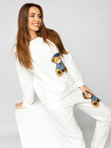 Women's 2-Piece Tracksuit White Bolf 52308