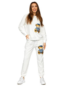 Women's 2-Piece Tracksuit White Bolf 52308