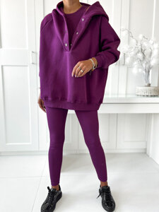 Women's 3-piece Tracksuit Violet Bolf 2102