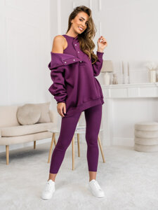 Women's 3-piece Tracksuit Violet Bolf 2102