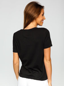 Women's Basic T-shirt Black Bolf SD211-3P 3PACK