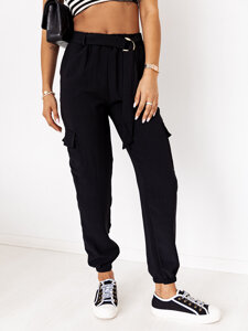 Women’s Cargo Joggers Black Bolf 8266