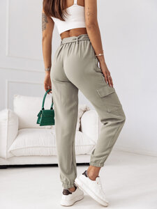 Women’s Cargo Joggers Khaki Bolf 8266