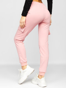 Women's Cargo Sweatpants Pink Bolf HW2516C