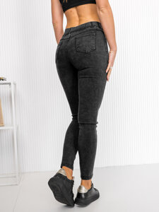 Women's Denim Leggings Black Bolf W7260