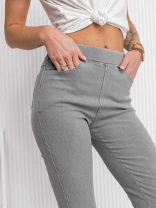 Women's Denim Leggings Grey Bolf S113