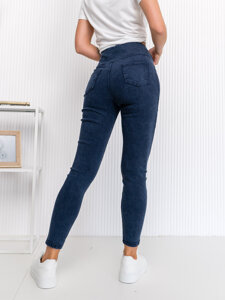 Women's Denim Leggings Navy Blue Bolf S110