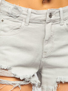 Women's Denim Shorts Grey Bolf A63