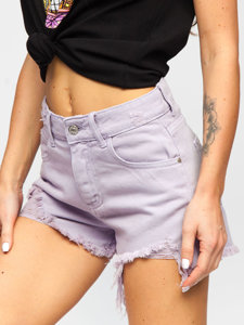 Women's Denim Shorts Violet Bolf A63