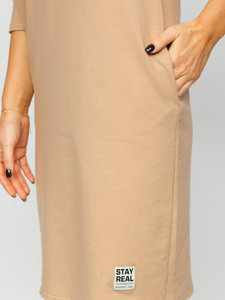 Women's Dress Beige Bolf 633