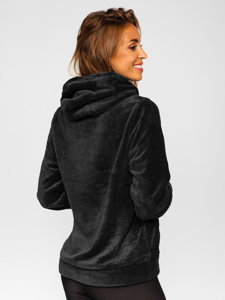 Women's Fleece Hoodie Black Bolf HH033