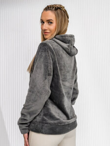 Women's Fleece Hoodie Dark Grey Bolf HH033