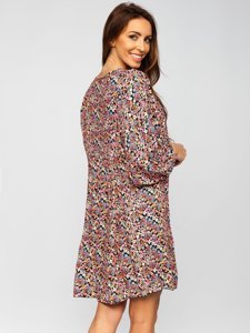 Women's Floral Dress Black Bolf 3019