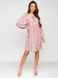 Women's Floral Dress Violet Bolf 3019