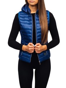 Women's Gilet Navy Blue Bolf AB042