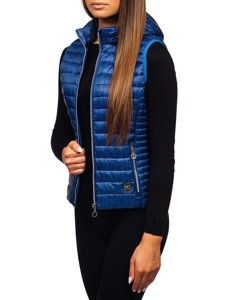 Women's Gilet Navy Blue Bolf AB042