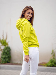 Women's Hoodie Lime Green Bolf W03