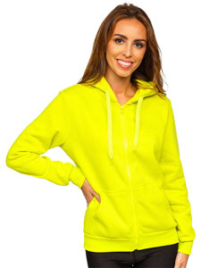 Women's Hoodie Lime Green Bolf W03