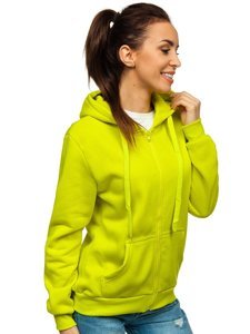 Women's Hoodie Lime Green Bolf W03