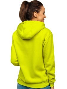 Women's Hoodie Lime Green Bolf W03