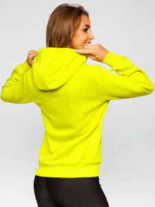 Women's Hoodie Lime Green Bolf W03