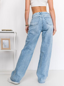 Women's Jeans Wide Leg Blue Bolf G7856