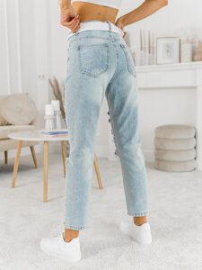 Women's Jeans with Belt Sky Blue Bolf BS502