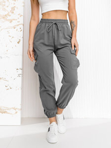 Women's Jogger Sweatpants Graphite Bolf W7866