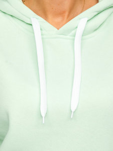 Women's Kangaroo Sweatshirt Light Mint Bolf W02B