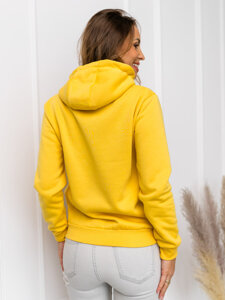 Women’s Kangaroo Sweatshirt Light Yellow Bolf W02