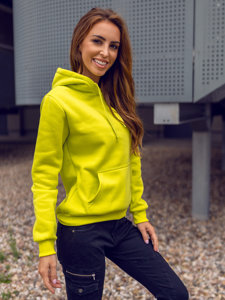 Women's Kangaroo Sweatshirt Lime Bolf W02B