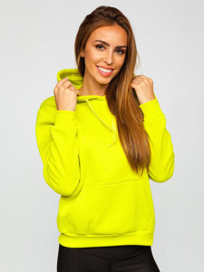 Women's Kangaroo Sweatshirt Lime Bolf W02B