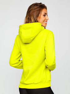 Women's Kangaroo Sweatshirt Lime Bolf W02B