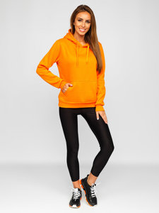 Women's Kangaroo Sweatshirt Orange Bolf W02B