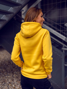 Women's Kangaroo Sweatshirt Yellow Bolf W02B