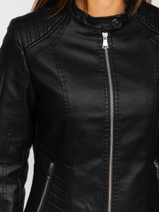 Women's Leather Jacket Black Bolf 11Z8029