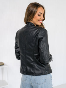 Women's Leather Jacket Black Bolf 11Z8058