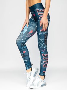 Women's Leggings Navy Blue Bolf 20755